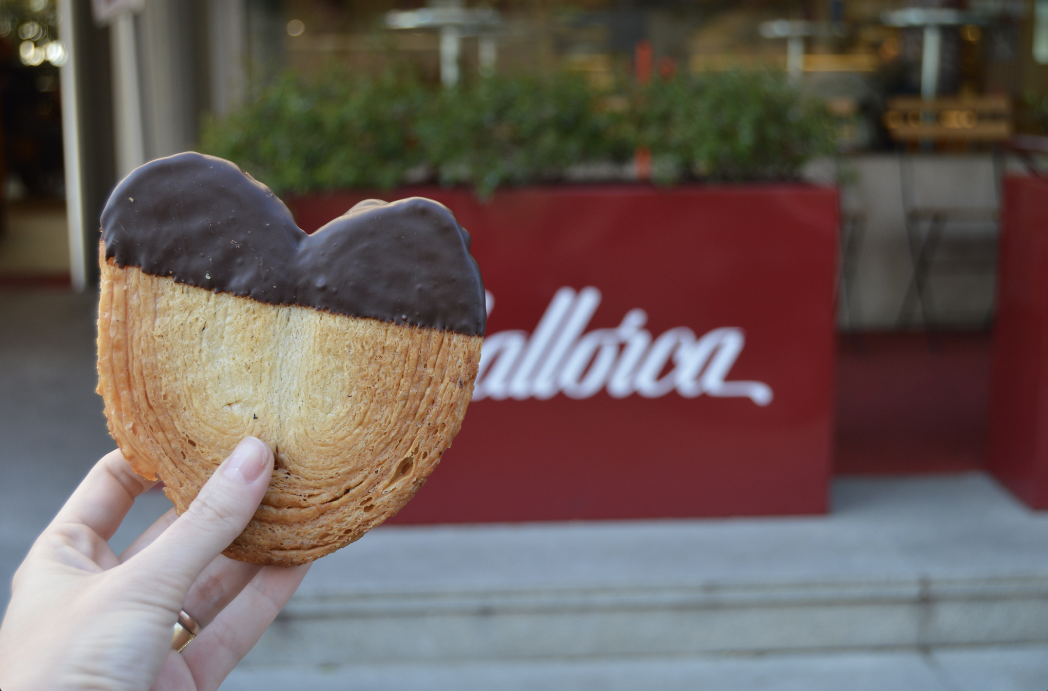 Palmera de chocolate de Pastelería Mallorca